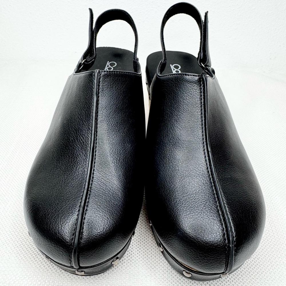 NEW Corkys women's size 8 Make Em Blush black platform comfort clog sandals - Picture 2 of 7